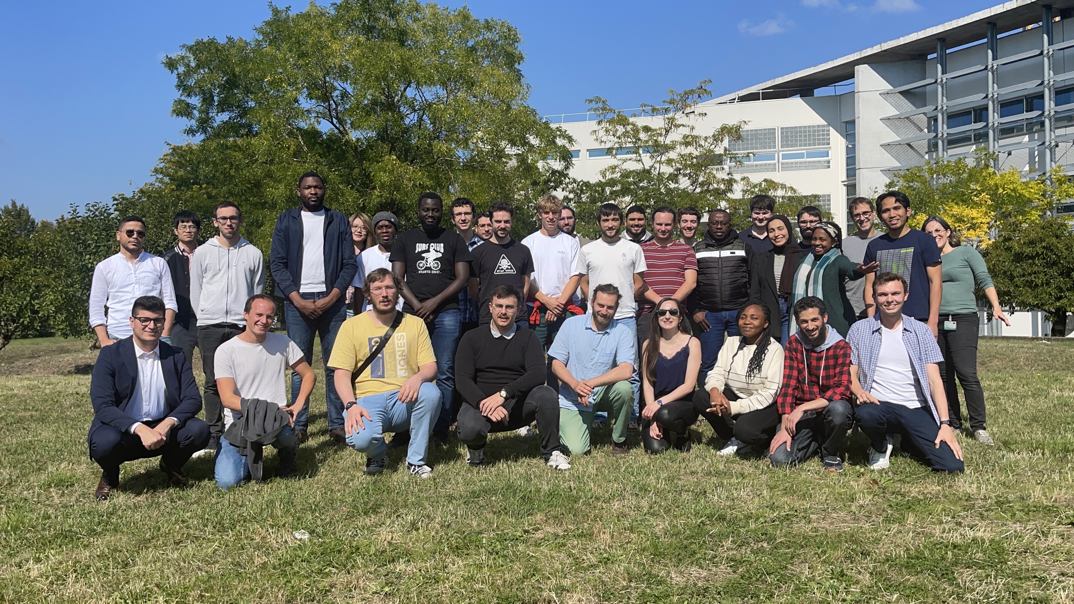 Photo de groupe de la Journée des Doctorants MIPTIS 2024